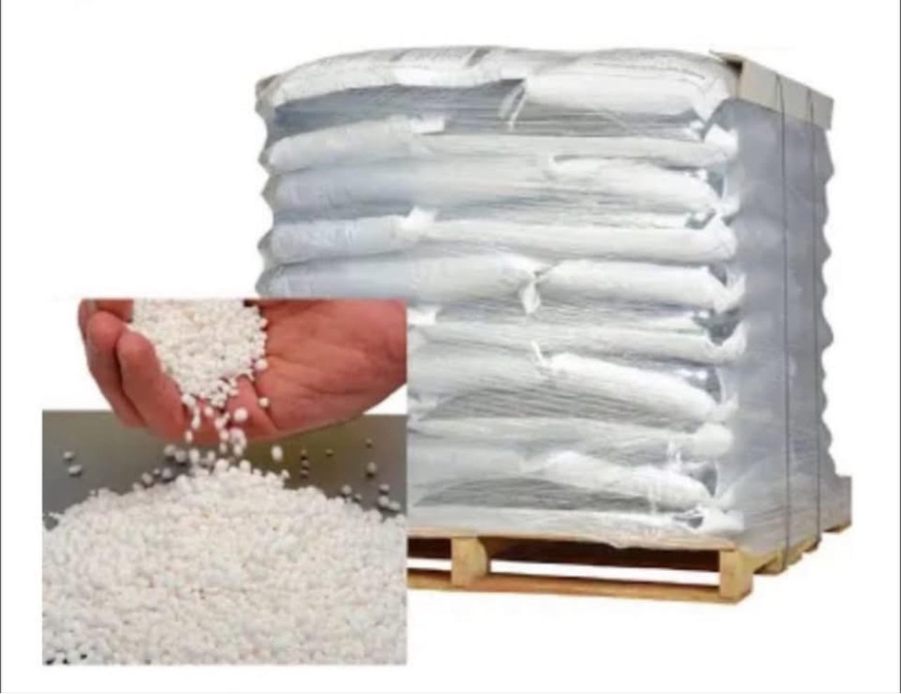Truckload of Industrial Ice Melt 50 Pound Bag 49 per Pallet, 23 pallets