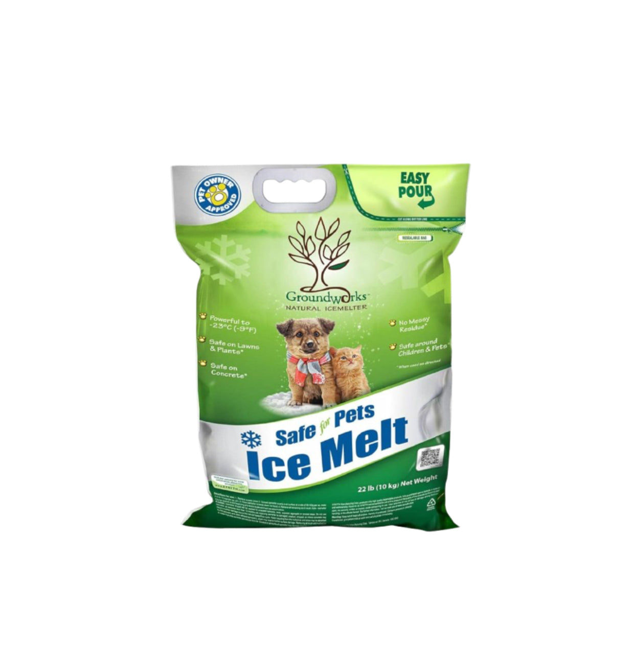 Truckload of GroundWorks Ice Melt 22 Pound Bag 110 per Pallet, 17 pallets